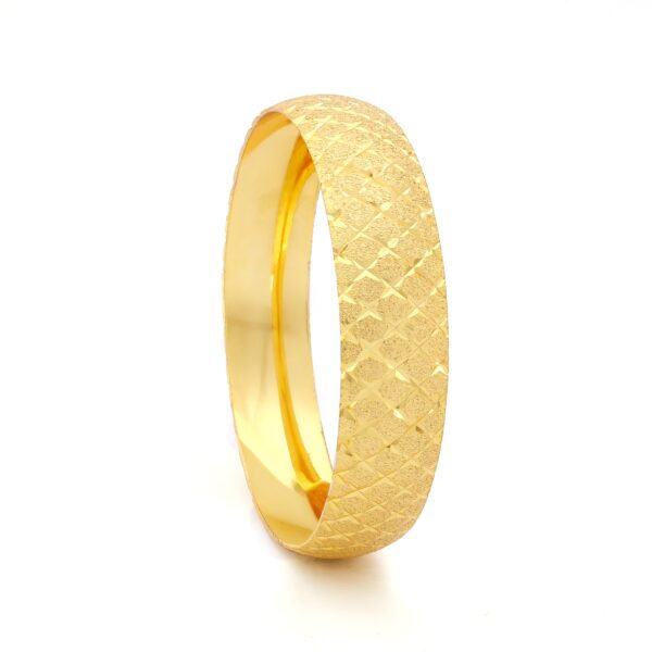 Altın Kaplama İmitasyon Bilezik 1.5 CM Baklava Desenli BLZ-1262