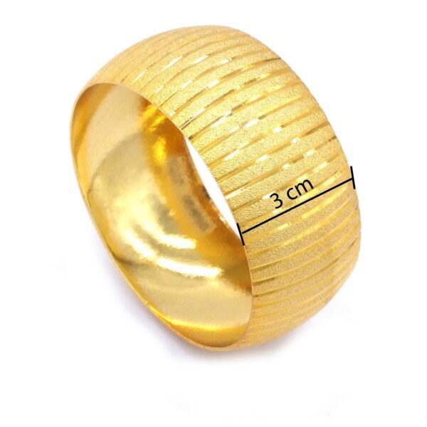 Altın Kaplama İmitasyon Bilezik 30 mm Mega - BLZ-1114