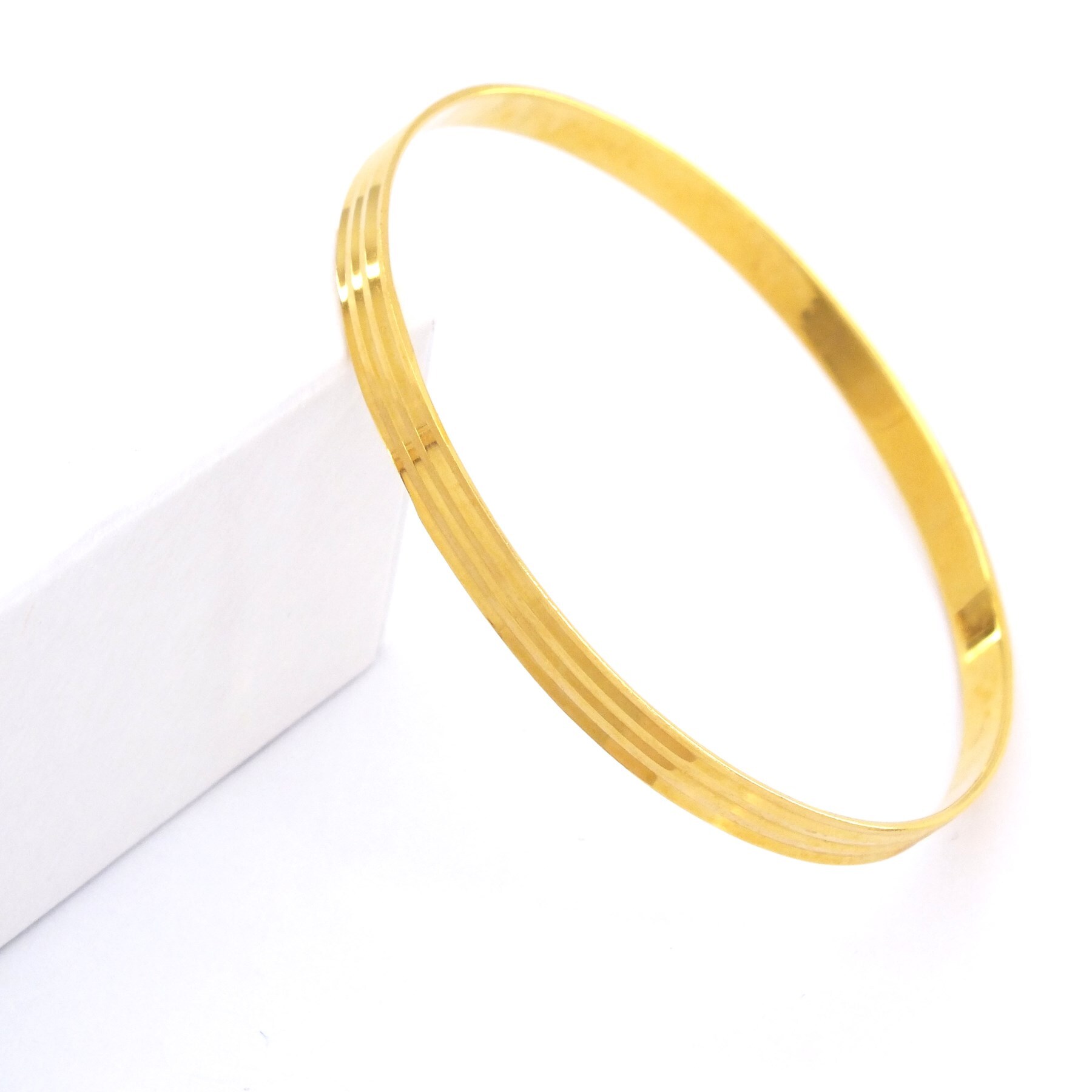 22 ayar Altın Kaplama Bilezik 5mm - BLZ-3023