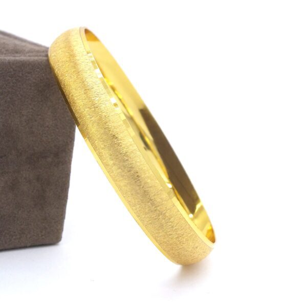 22 Ayar İmitasyon Altın Bilezik 1 cm Düz - BLZ-3032