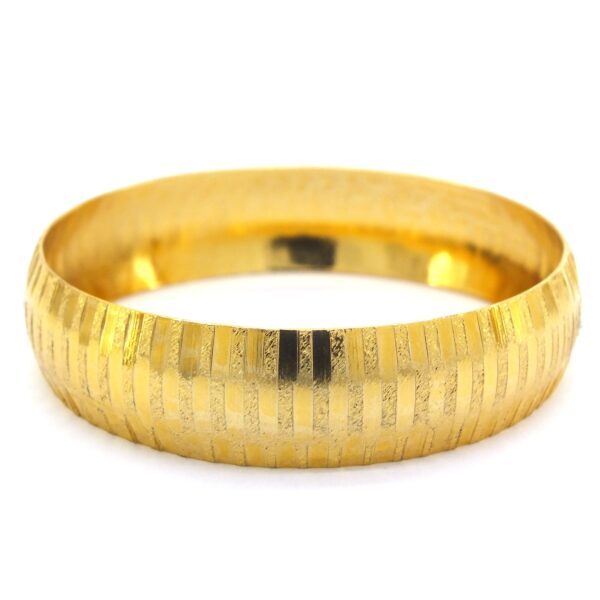 BZ Altın Kaplama 15 mm Merdiven Model Bilezik BLZ-3030