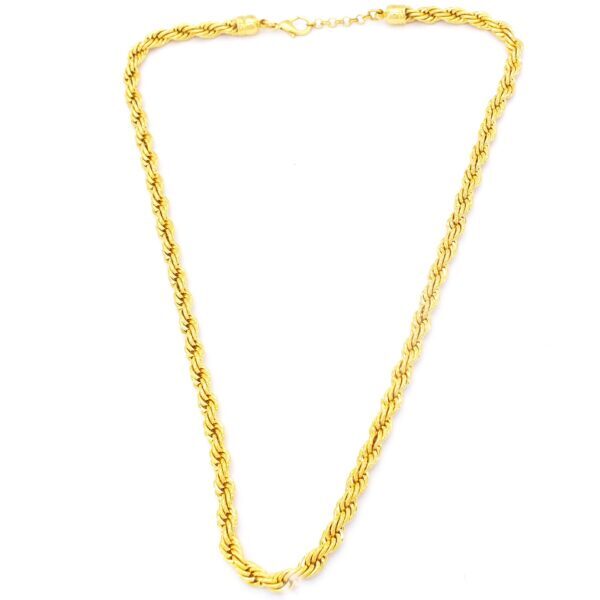 BZ Altın Kaplama 6mm Kalın Burgu Zincir ZN-131