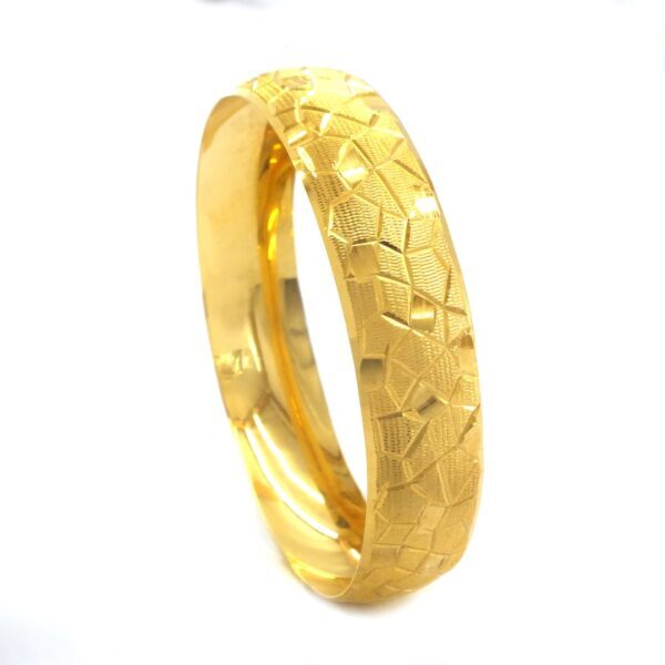 İmitasyon Bilezik Altın Kaplama Cam Kırığı Model 1.5 Cm BLZ-3062