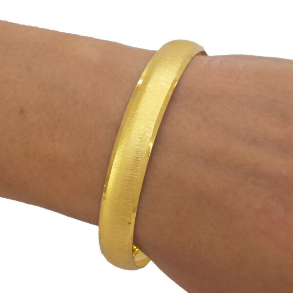 22 Ayar İmitasyon Altın Bilezik 1 cm Melisa Model - BLZ-1158