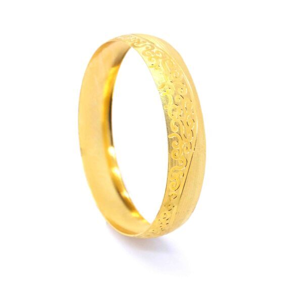 Alternative view of Altın Kaplama Bilezik 1.5 CM İşlemeli BLZ-1085