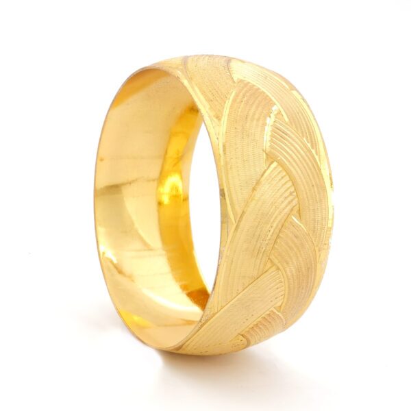 Altın Kaplama İmitasyon Bilezik Örgü Model 30 mm Mega – BLZ-1124