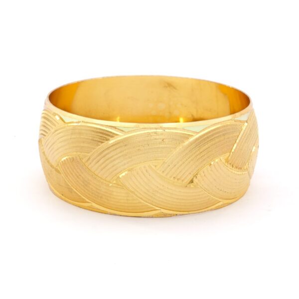 Altın Kaplama İmitasyon Bilezik Örgü Model 30 mm Mega – BLZ-1124