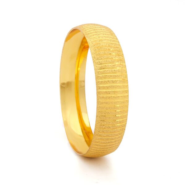 İmitasyon Bilezik Altın Kaplama 1.5 CM Düz Çizgili BLZ-1277