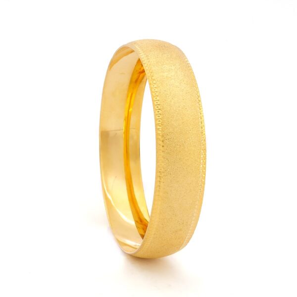 Altın Kaplama Bilezik 1.5 CM Simli BLZ-3022