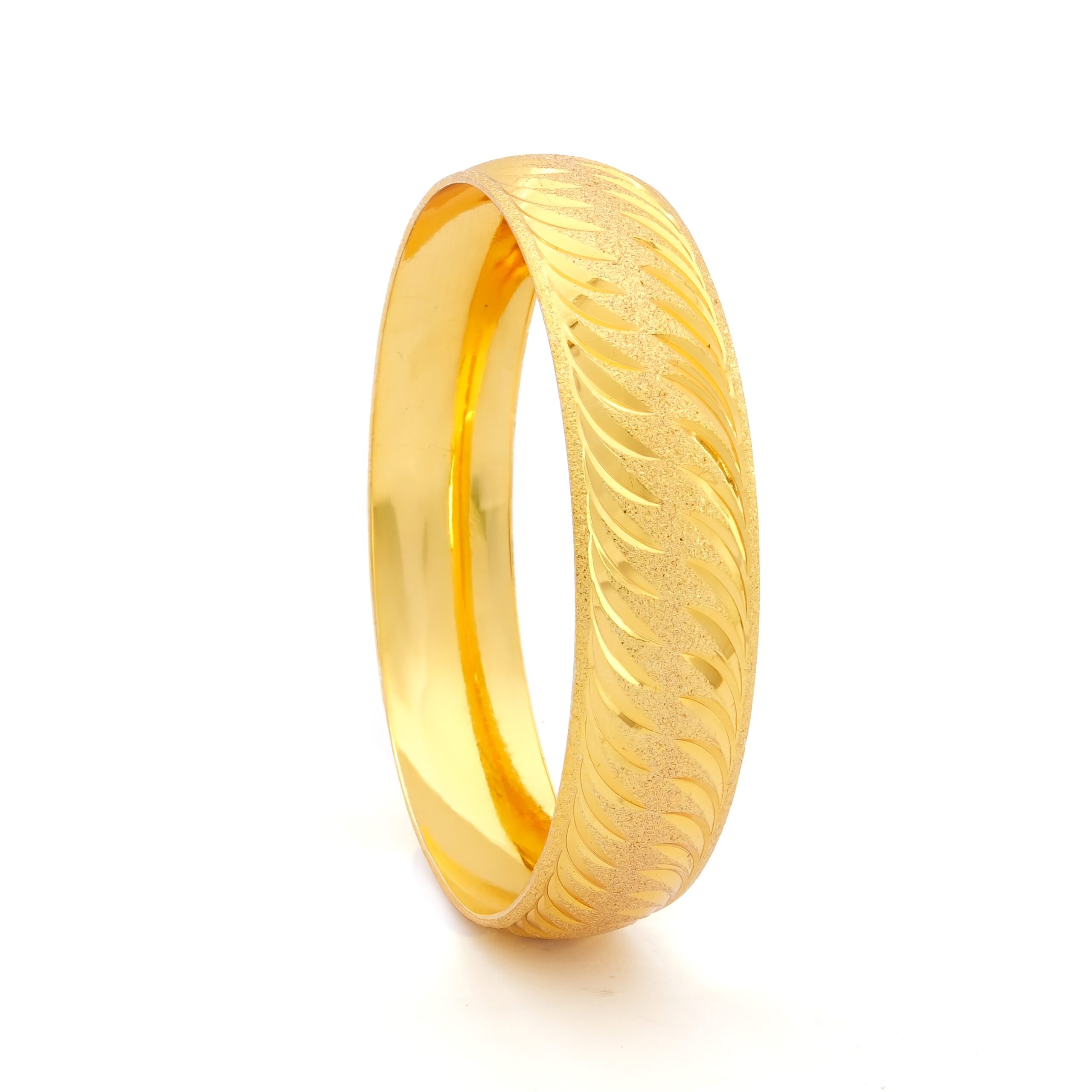 İmitasyon Bilezik Altın Kaplama 1.5 CM Rüzgar Model BLZ-3026