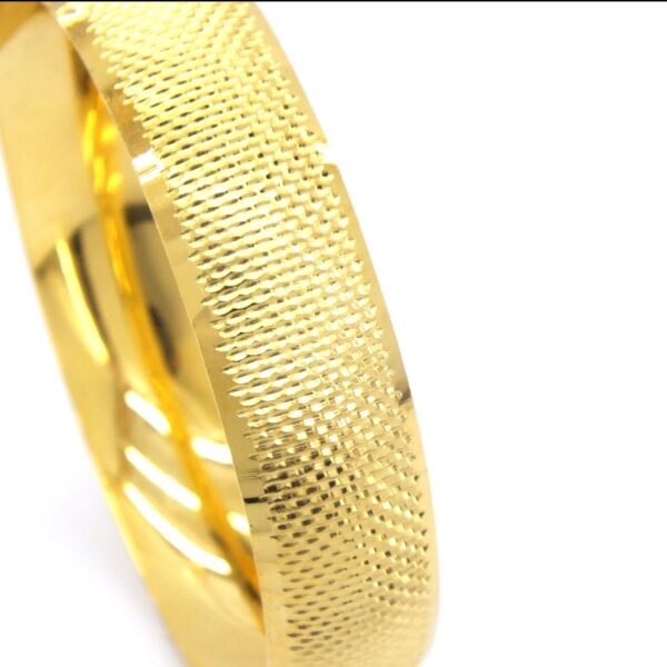 BZ Altın Kaplama 15mm Noktalı Bilezik BLZ-3011