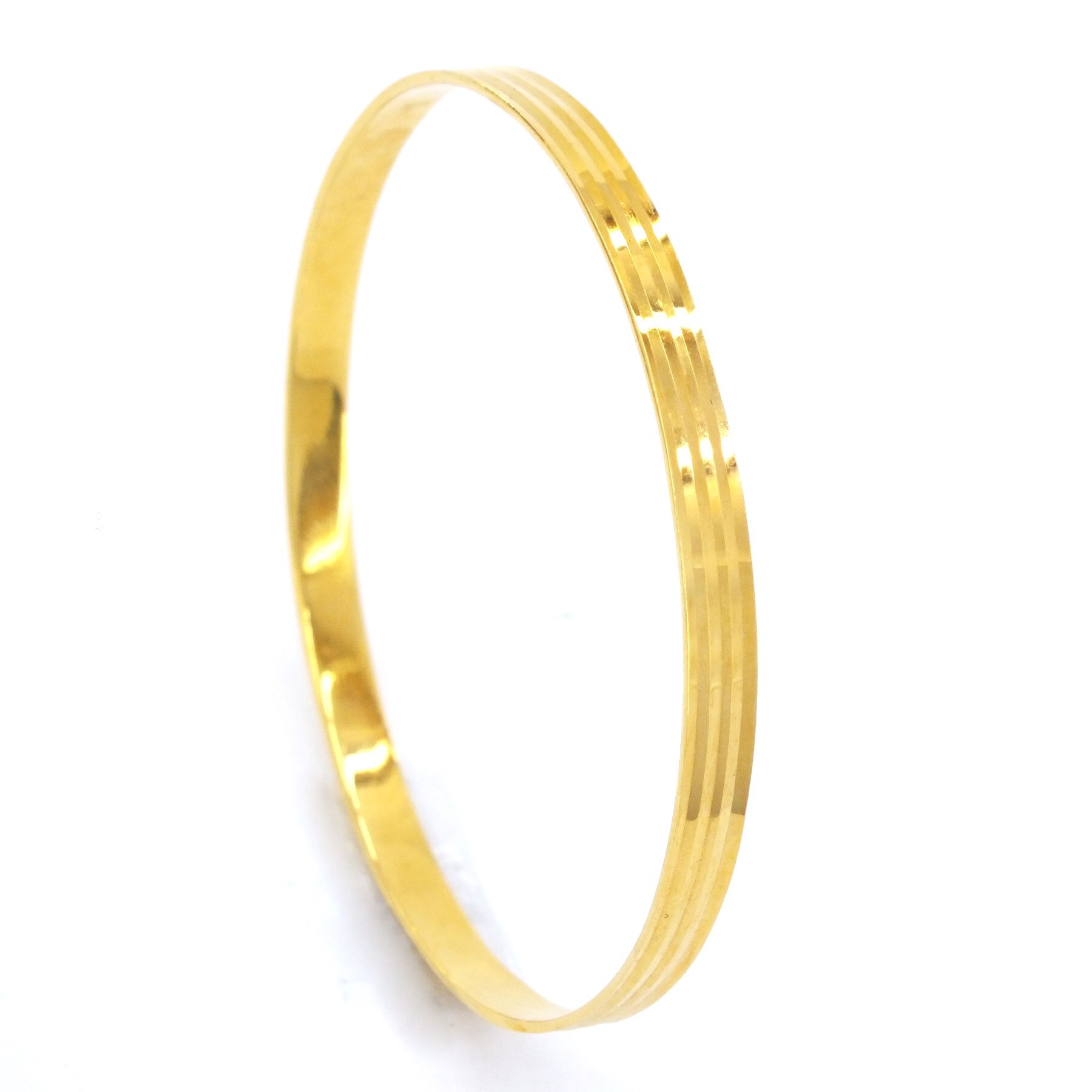 22 ayar Altın Kaplama Bilezik 5mm - BLZ-3023