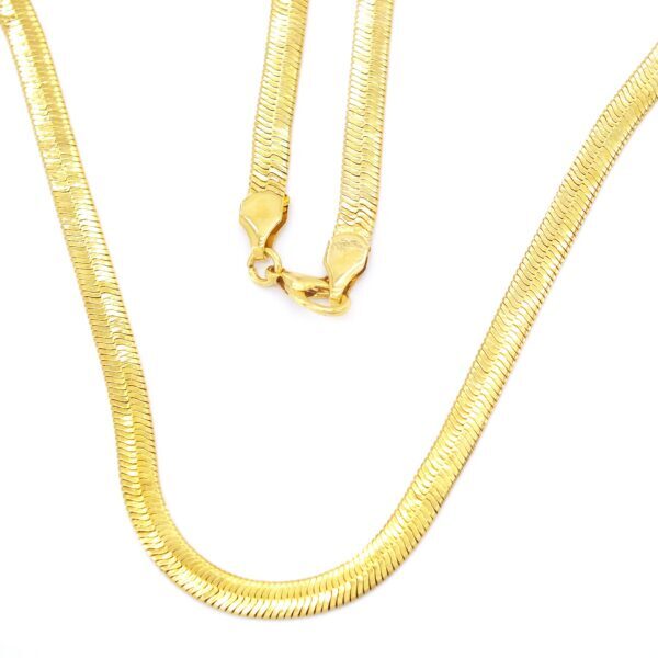 BZ Altın Kaplama 5 mm İtalyan Zincir ZN-141