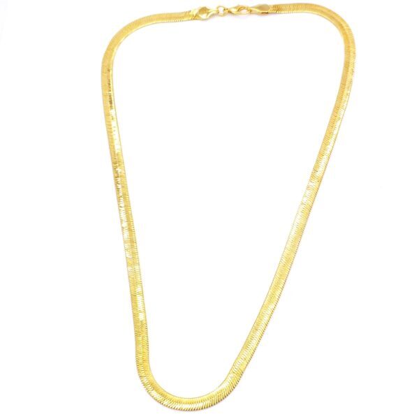 BZ Altın Kaplama 5 mm İtalyan Zincir ZN-141