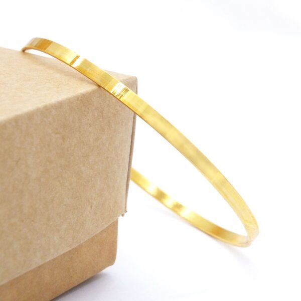 İmitasyon Kibrit Çöpü Bilezik Altın Kaplama - BLZ-3028