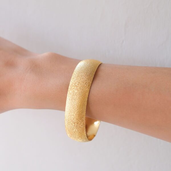 Altın Kaplama Bilezik Melisa Model 1.5 cm BLZ-3089