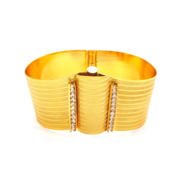 Alternative view of BZ Altın Kaplama Trabzon Hasır Kolye, Küpe, Kelepçe Set