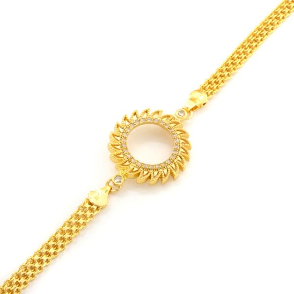 Alternative view of Çeyrek Altın Çerçeve Bileklik Çelik Altın Kaplama Güneş Model BLK-1084