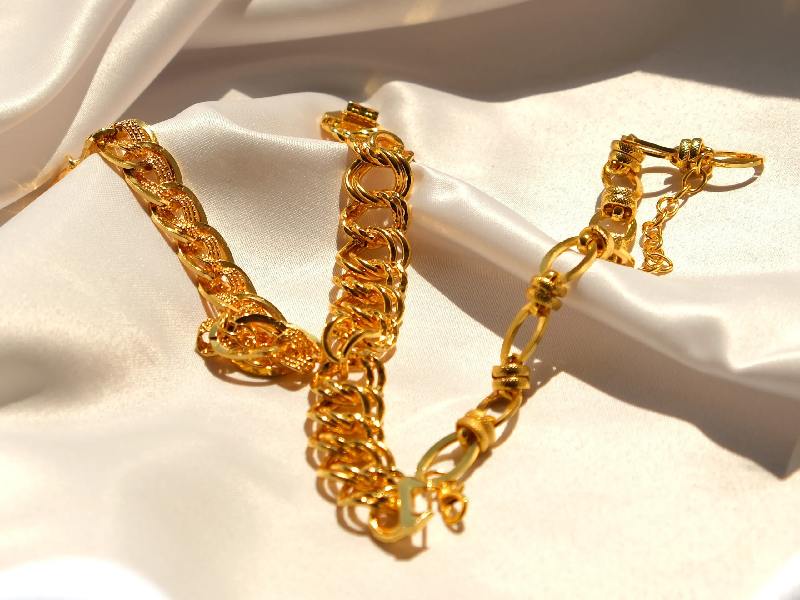 Altın Kaplama Saman Yolu Bileklik Modelleri