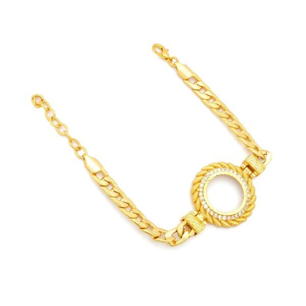 Altın Kaplama Çeyrek Çerçeve Bileklik BLK-1135