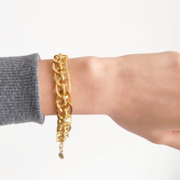 Alternative view of Altın Kaplama Samanyolu Bileklik - BLK-256