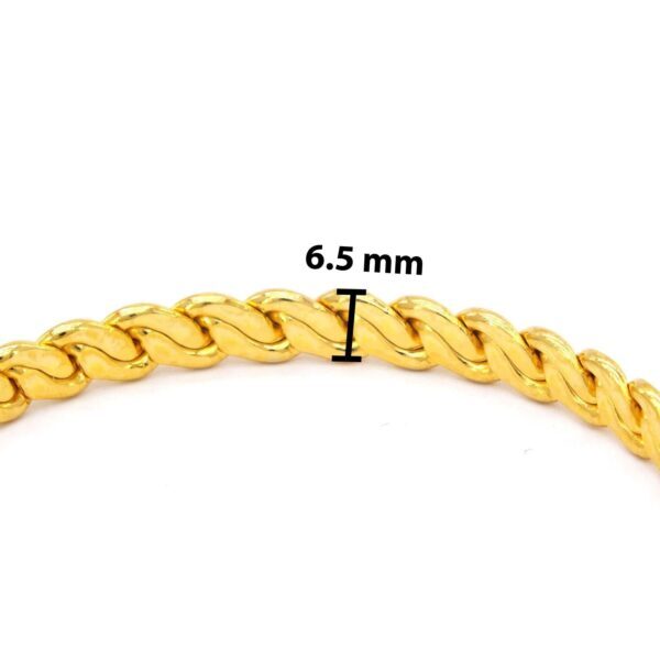 Alternative view of İmitasyon Burma Bilezik 3lü Model 6.5 mm (İçi Düz) BLZ-3002