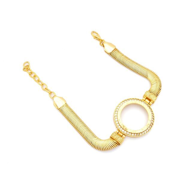 Altın Kaplama Yarım Çerçeve Bileklik BLK-1138