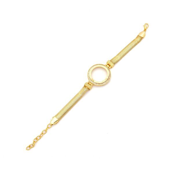 Alternative view of Altın Kaplama Yarım Çerçeve Bileklik BLK-1138