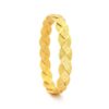 Altın Kaplama Lazerli Örgü Model 1.2 cm İmitasyon Bilezik BLZ-3097