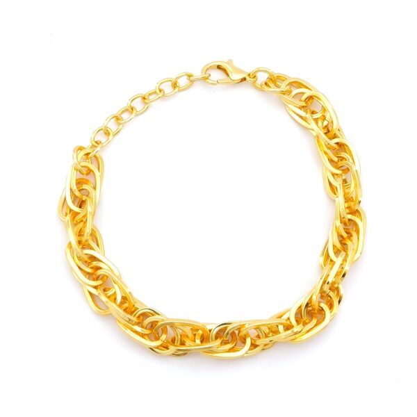 Altın Kaplama Çeli Samanyolu Bileklik BLK-1145