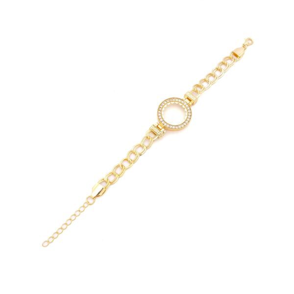 Alternative view of Altın Kaplama Çeyrek  Çerçeve Bileklik BLK-1134