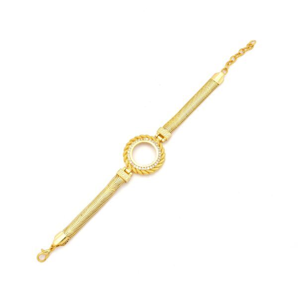 Altın Kaplama Çeyrek Çerçeve Bileklik BLK-1140