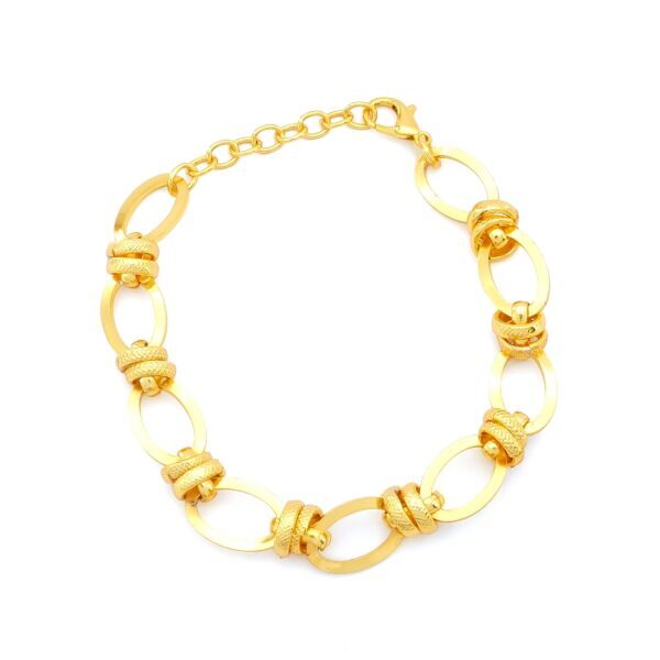 Alternative view of Altın Kaplama Çelik Samanyolu Bileklik BLK-1144