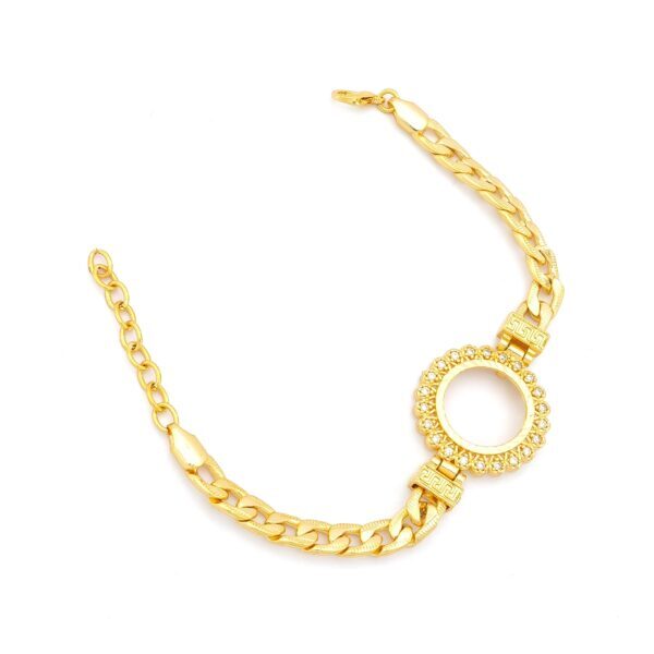 Altın Kaplama Çeyrek Çerçeve Bileklik BLK-1133