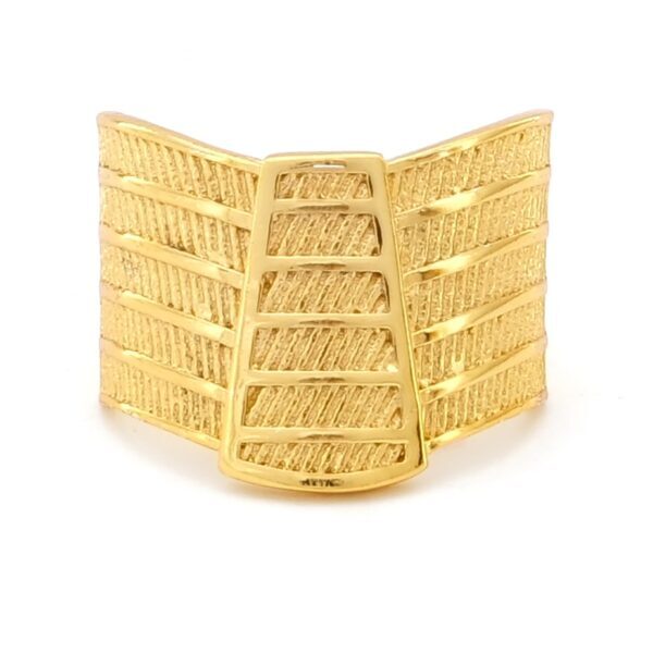 Çelik Yüzük Kadın Altın Kaplama Trabzon Model YZK-505