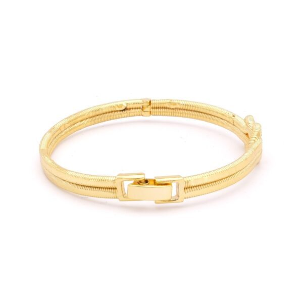 Alternative view of Altın Kaplama İmitasyon Aşk Düğümü Kelepçe Bileklik BLZ-649