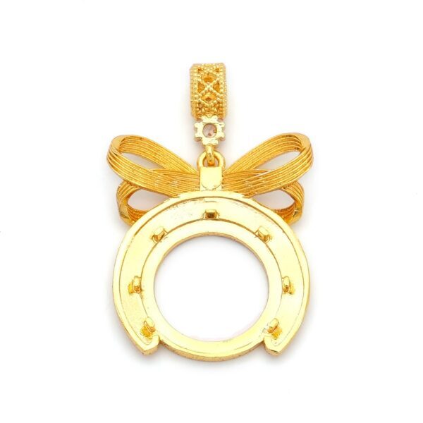 Alternative view of Altın Kaplama İmitasyon  Çeyrek Çerçeveli Kolye Ucu TGR-738