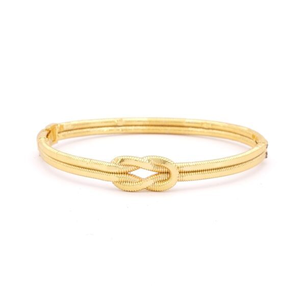 Altın Kaplama İmitasyon Aşk Düğümü Kelepçe Bileklik BLZ-649