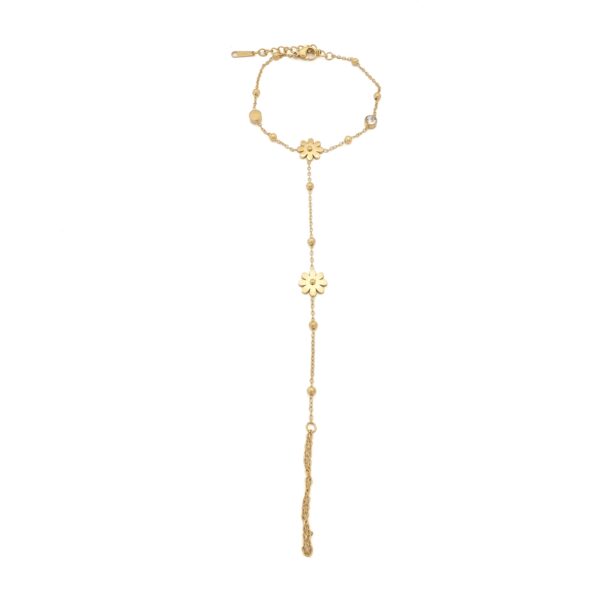 Şahmeran Altın Kaplama Kadın Çiçek Model-SHM-102