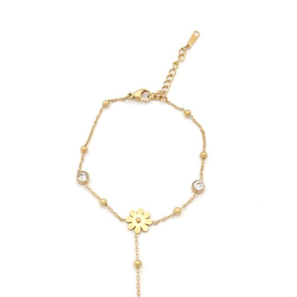 Alternative view of Şahmeran Altın Kaplama Kadın Çiçek Model-SHM-102