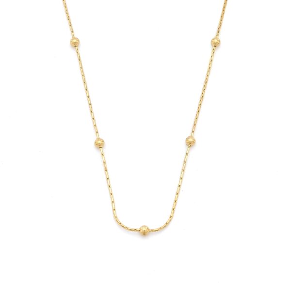 Çelik Zincir Altın Kaplama Dorikalı Model - ZN-516