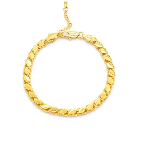 BZ 22 Ayar Altın Kaplama Arpa - Halep Model Kadın Bileklik BLK-170