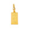 Altın Kaplama Külçe Kolye Ucu TGR-724