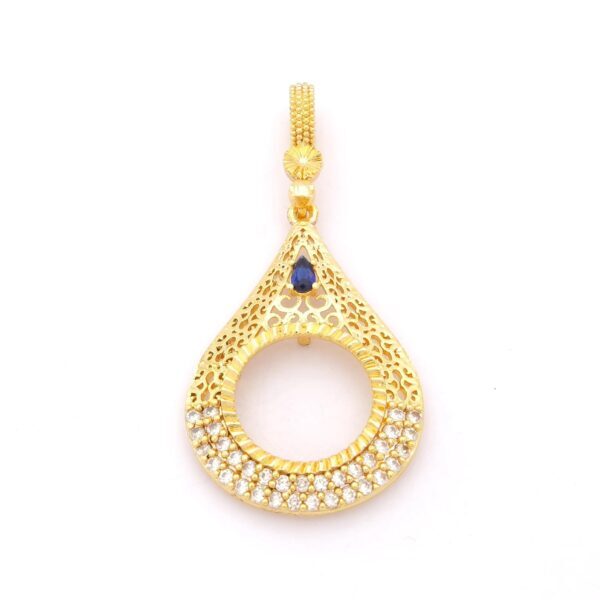 Çeyrek Altın Çerçeveli Kolye Ucu Altın Kaplama TGR-700