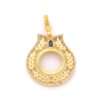Çeyrek Altın Çerçeveli Kolye Ucu Altın Kaplama TGR-698