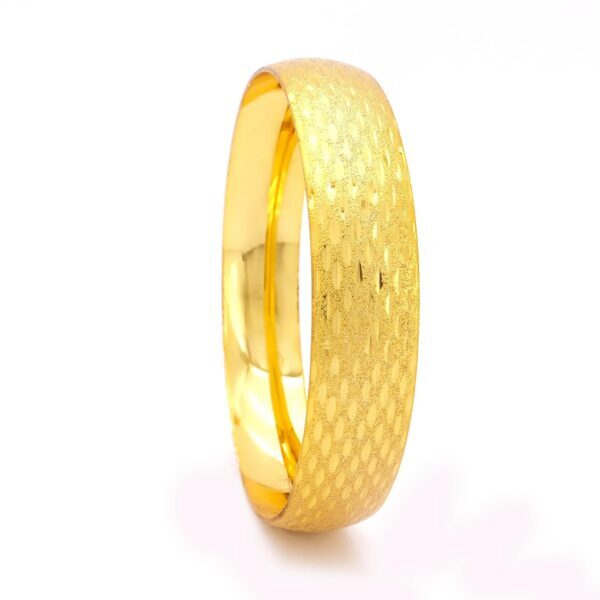 Altın Kaplama Desenli İmitasyon Bilezik-BLZ-3109