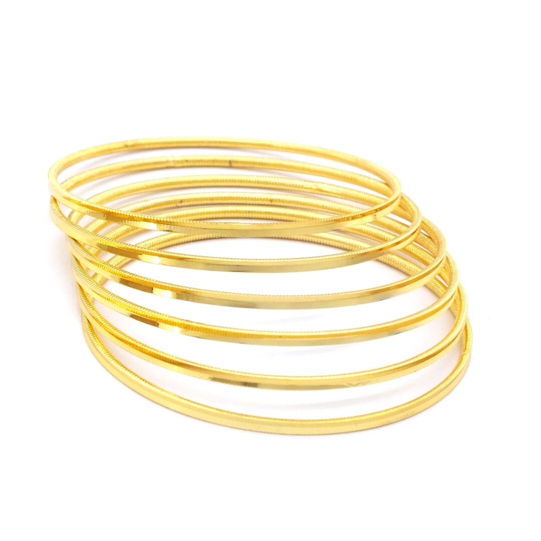 İmitasyon Ajda Bilezik 6 Adet 2.5 mm - BSET-119