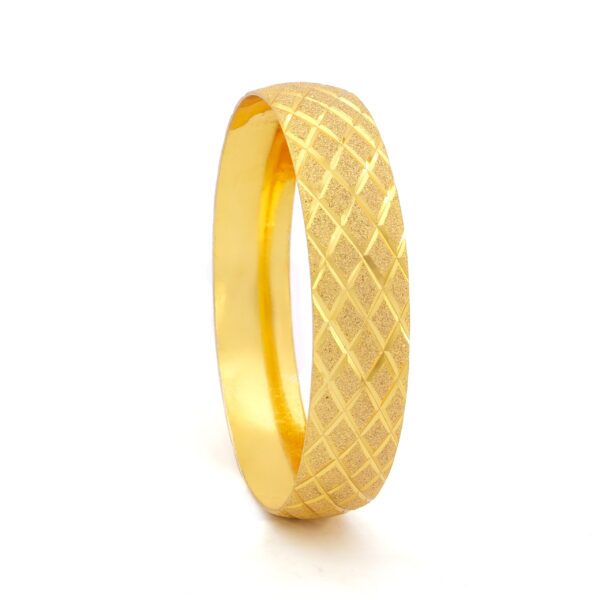 Altın Kaplama Bilezik 1.5 CM Baklava Desen BLZ-1426